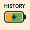 icon_history_battery_flat_design icon preview