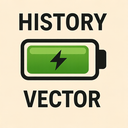 icon_history_battery_vector icon preview