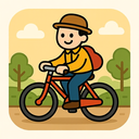 icon_history_bicycle_cartoon icon preview