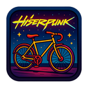 icon_history_bicycle_cyberpunk icon preview