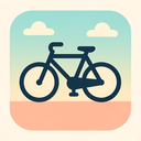 icon_history_bicycle_flat_pastel icon preview