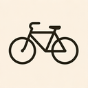 icon_history_bicycle_minimal_outline icon preview