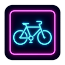 icon_history_bicycle_neon icon preview