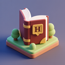 icon_history_book_3d_isometric icon preview