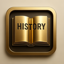 icon_history_book_metallic icon preview