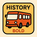 icon_history_bus_bold icon preview