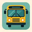 icon_history_bus_flat_design icon preview