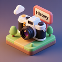 icon_history_camera_3d_isometric icon preview