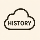 icon_history_cloud_filled icon preview