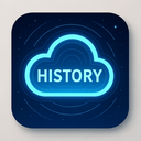 icon_history_cloud_futuristic icon preview