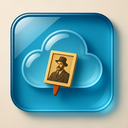 icon_history_cloud_glassy icon preview