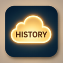 icon_history_cloud_glow_effect icon preview