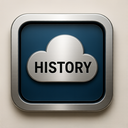icon_history_cloud_metallic icon preview