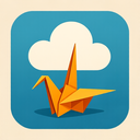 icon_history_cloud_origami icon preview
