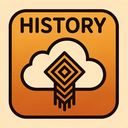 icon_history_cloud_tribal icon preview