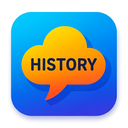 icon_history_cloud_vibrant_colors icon preview