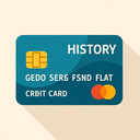 icon_history_credit_card_flat_design icon preview