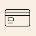icon_history_credit_card_minimal_outline icon preview