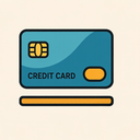 icon_history_credit_card_thin icon preview