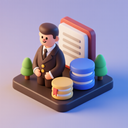 icon_history_database_3d_isometric icon preview