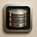 icon_history_database_metallic icon preview