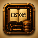 icon_history_database_steampunk icon preview