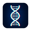 icon_history_dna_strand_digital_glitch icon preview