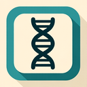 icon_history_dna_strand_flat_design icon preview