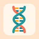 icon_history_dna_strand_flat_pastel icon preview