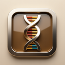 icon_history_dna_strand_metallic icon preview