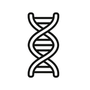 icon_history_dna_strand_minimal_outline icon preview