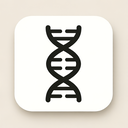 icon_history_dna_strand_minimalist icon preview