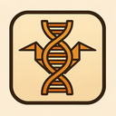 icon_history_dna_strand_origami icon preview
