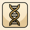 icon_history_dna_strand_sharp_edges icon preview