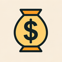 icon_history_dollar_sign_asymmetrical icon preview