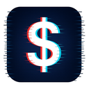 icon_history_dollar_sign_digital_glitch icon preview