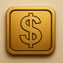 icon_history_dollar_sign_embossed icon preview