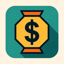 icon_history_dollar_sign_geometric icon preview