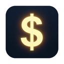 icon_history_dollar_sign_glow_effect icon preview