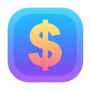icon_history_dollar_sign_gradient icon preview