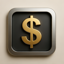icon_history_dollar_sign_metallic icon preview