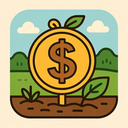icon_history_dollar_sign_organic icon preview