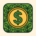 icon_history_dollar_sign_organic_pattern icon preview