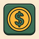icon_history_dollar_sign_symmetrical icon preview