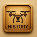 icon_history_drone_embossed icon preview