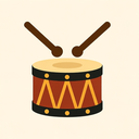 icon_history_drum_flat_design icon preview