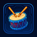 icon_history_drum_futuristic icon preview