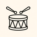 icon_history_drum_minimal_outline icon preview
