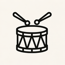 icon_history_drum_monochrome icon preview