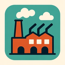 icon_history_factory_flat_design icon preview